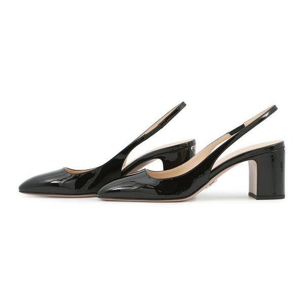 プラダ パンプス スリングバックパンプス パテント レディースサイズ36 1I173N PRADA 靴 黒
