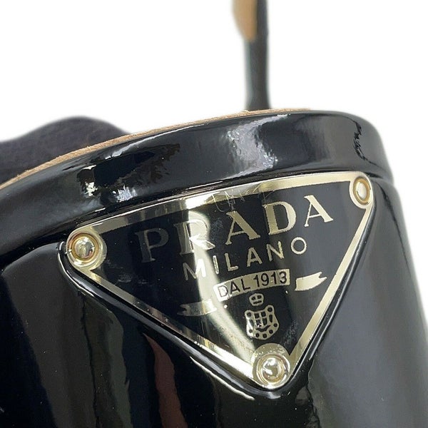 プラダ パンプス スリングバックパンプス パテント レディースサイズ36 1I173N PRADA 靴 黒