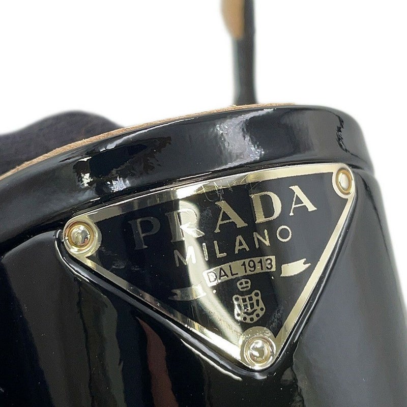 プラダ パンプス スリングバックパンプス パテント レディースサイズ36 1I173N PRADA 靴 黒
