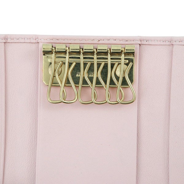 ミュウミュウ キーケース ドット柄 カーフレザー 5PG222 MIUMIIU