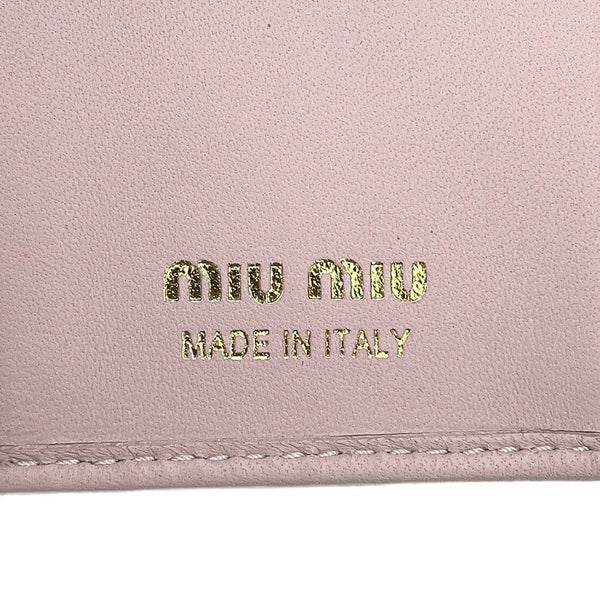 ミュウミュウ キーケース ドット柄 カーフレザー 5PG222 MIUMIIU