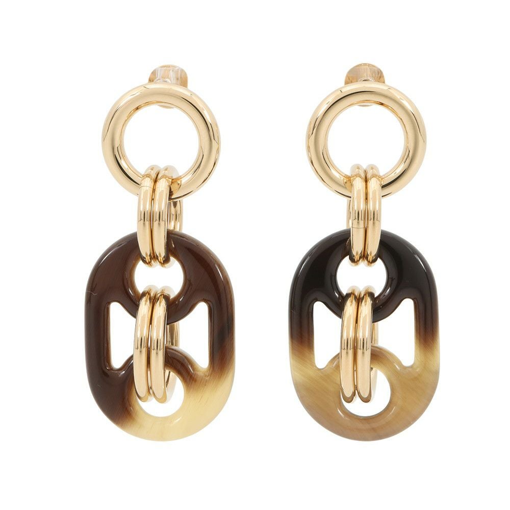 エルメス ピアス ユリディス PM バッファローホーン HERMES
