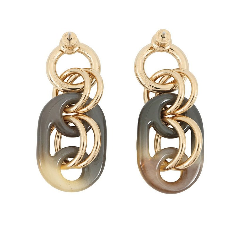 エルメス ピアス ユリディス PM バッファローホーン HERMES アクセサリー