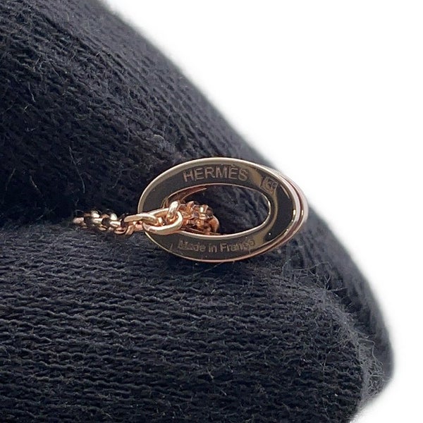 エルメス ネックレス ミニ・ポップアッシュ ロカバール ビューティー ピンク/ピンクゴールド金具 HERMES アクセサリー