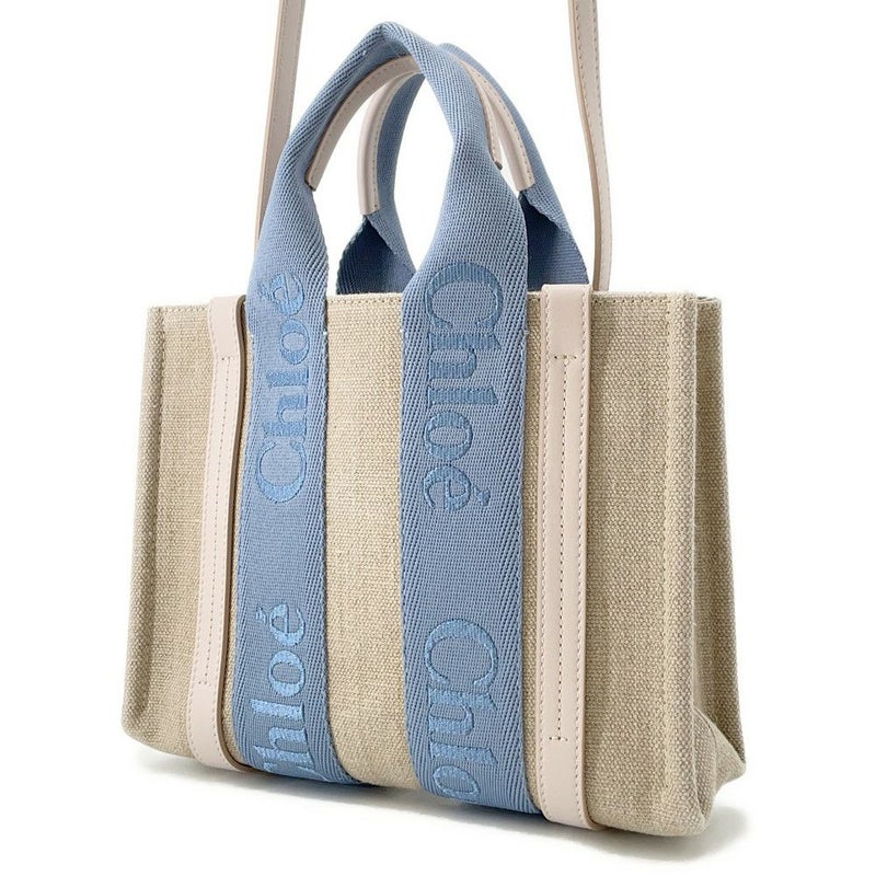 クロエ ハンドバッグ ウッディ トート スモール キャンバス CHC23AS397L174E2 Chloe 2way