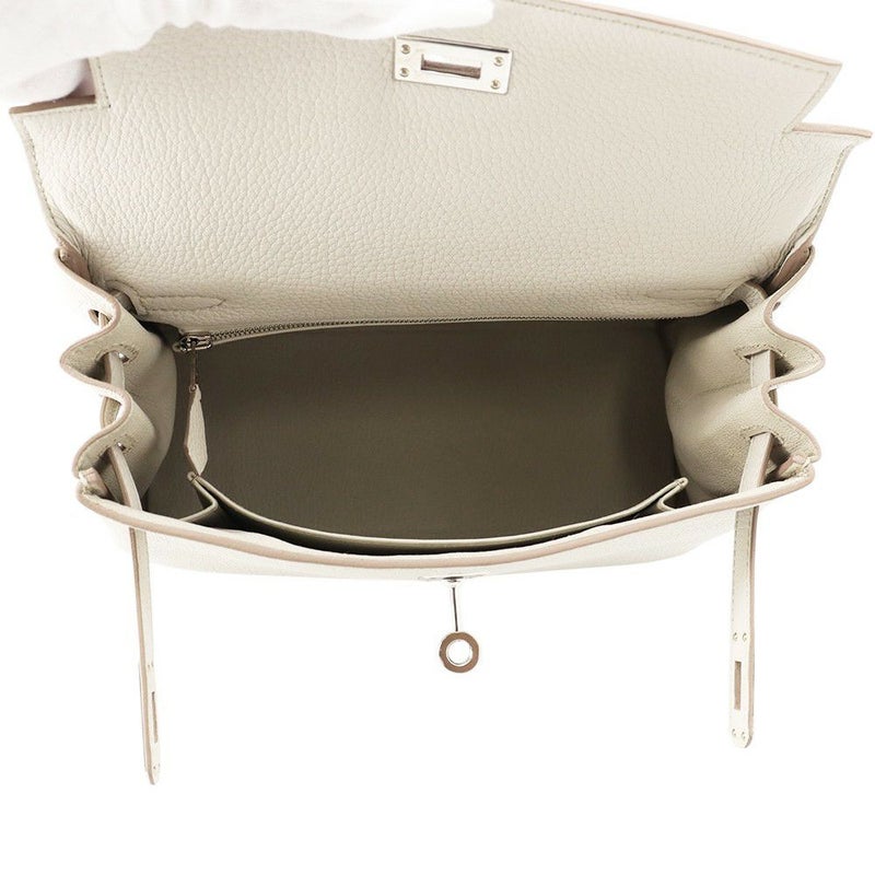 エルメス ハンドバッグ ケリー25 内縫い ベトン/シルバー金具 トゴ B刻印 2wayショルダー