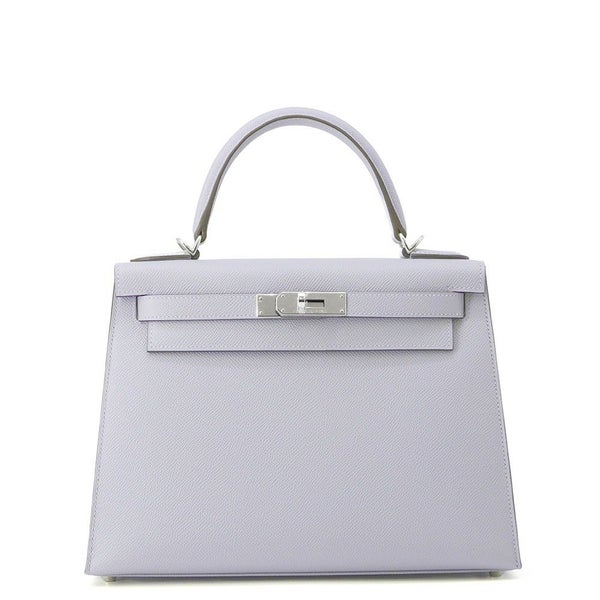 エルメス ハンドバッグ ケリー28 外縫い グリパンタン/シルバー金具 エプソン K刻印 2wayショルダー