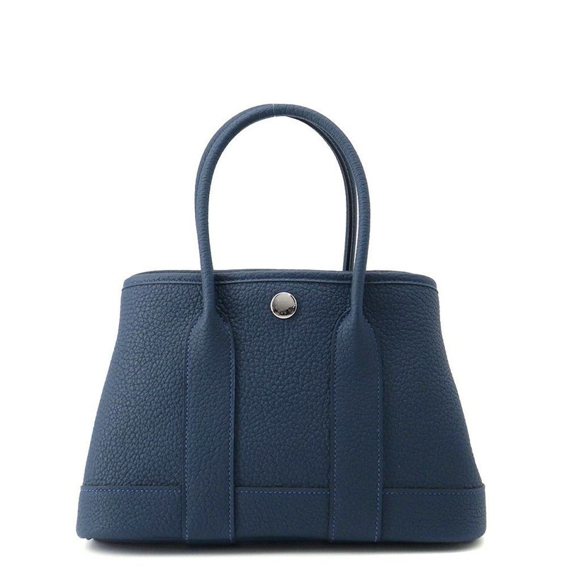 エルメス トートバッグ ネオ・ガーデン 23 ガーデンパーティ ブルードプリュス/シルバー金具 ネゴンダ K刻印