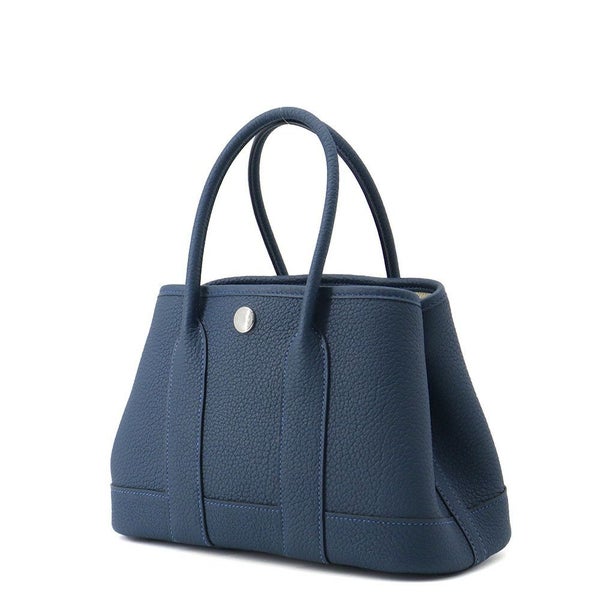 エルメス トートバッグ ネオ・ガーデン 23 ガーデンパーティ ブルードプリュス/シルバー金具 ネゴンダ K刻印