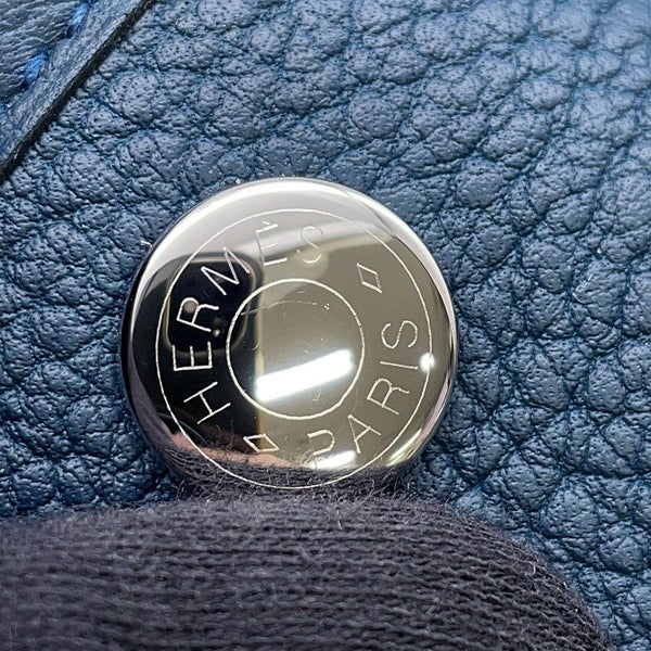 エルメス トートバッグ ネオ・ガーデン 23 ガーデンパーティ ブルードプリュス/シルバー金具 ネゴンダ K刻印