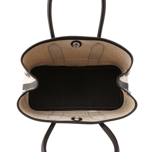 エルメス トートバッグ ネオ・ガーデン 23 ガーデンパーティ エベンヌ/シルバー金具 ネゴンダ/トワルッシュヴァイキング K刻印