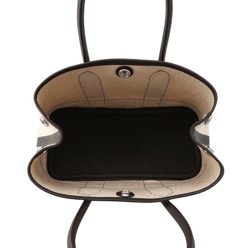 エルメス トートバッグ ネオ・ガーデン 23 ガーデンパーティ エベンヌ/シルバー金具 ネゴンダ/トワルッシュヴァイキング K刻印