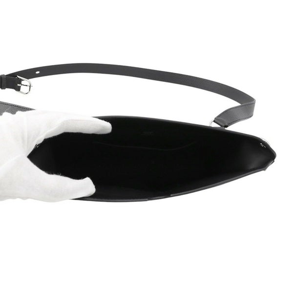 エルメス ショルダーバッグ ヴィドポッシュ ブラック/シルバー金具 エプソン K刻印 HERMES 黒