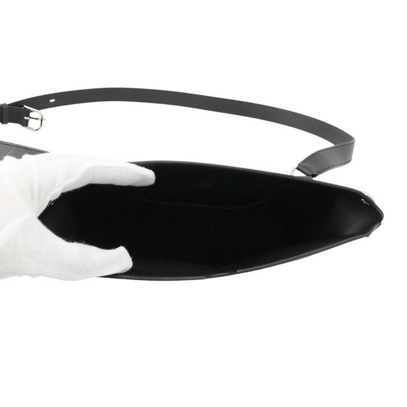 エルメス ショルダーバッグ ヴィドポッシュ ブラック/シルバー金具 エプソン K刻印 HERMES 黒