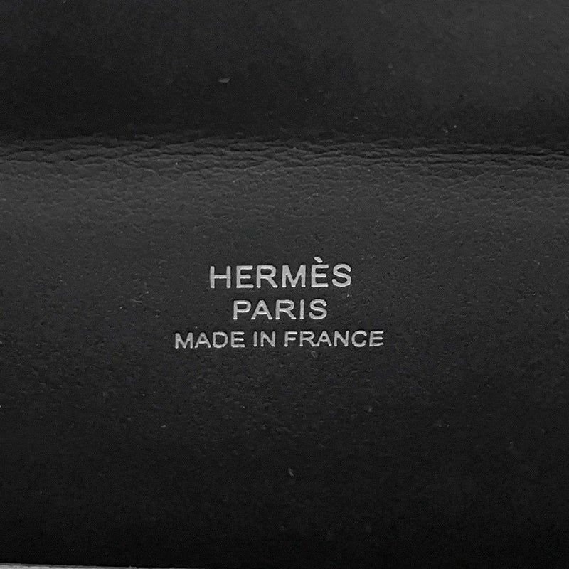 エルメス ショルダーバッグ ヴィドポッシュ ブラック/シルバー金具 エプソン K刻印 HERMES 黒