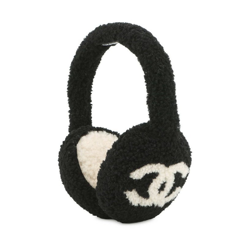 シャネル イヤーマフ ココマーク シアリング AAB262 CHANEL 黒
