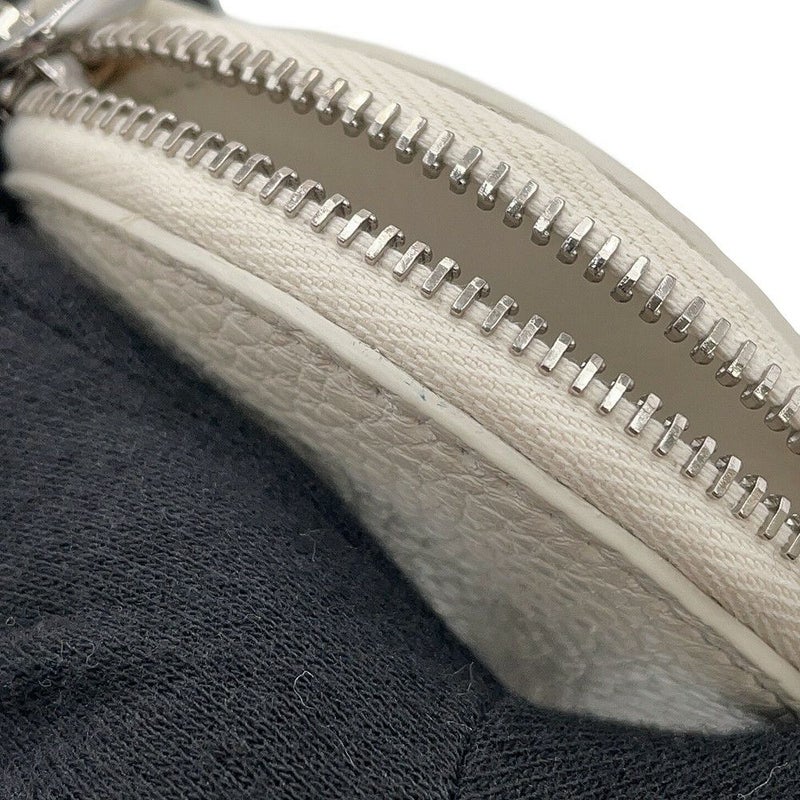 プラダ コインケース トライアングルロゴ レザー 1MM006 PRADA 白 小銭入れ