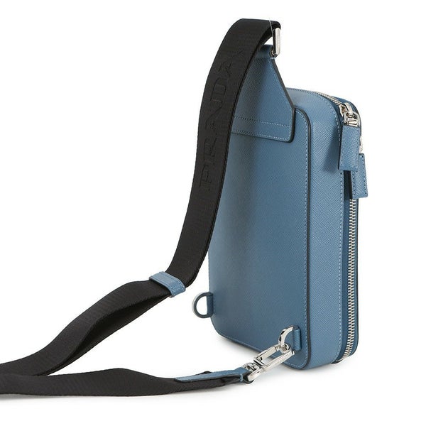 プラダ ボディバッグ トライアングルロゴ ブリック サフィアーノレザー 2VZ106 PRADA