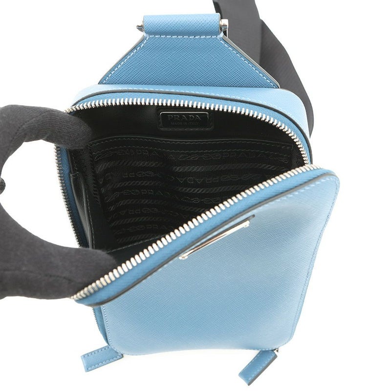 プラダ ボディバッグ トライアングルロゴ ブリック サフィアーノレザー 2VZ106 PRADA