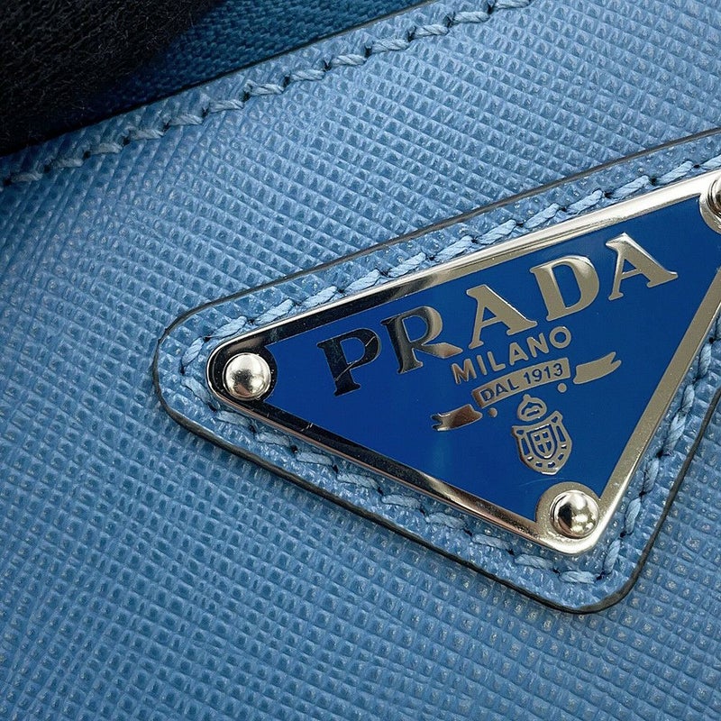 プラダ ボディバッグ トライアングルロゴ ブリック サフィアーノレザー 2VZ106 PRADA