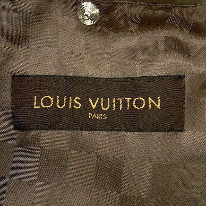 ルイヴィトン ジャケット キルティング ダミエ ポリエステル メンズサイズ48 LOUIS VUITTON アウター
