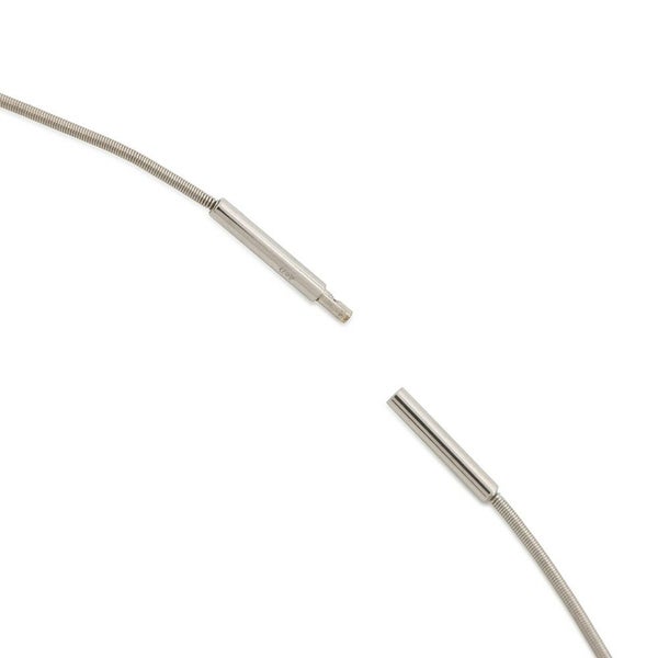 エルメス ネックレス カージュドアッシュ H キューブ アイボリー/シルバー金具 HERMES アクセサリー