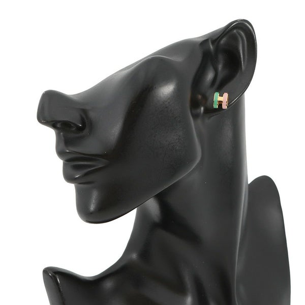 エルメス ピアス ミニ・ポップアッシュ ロカバール マラバール/ゴールド金具 HERMES アクセサリー マラバル