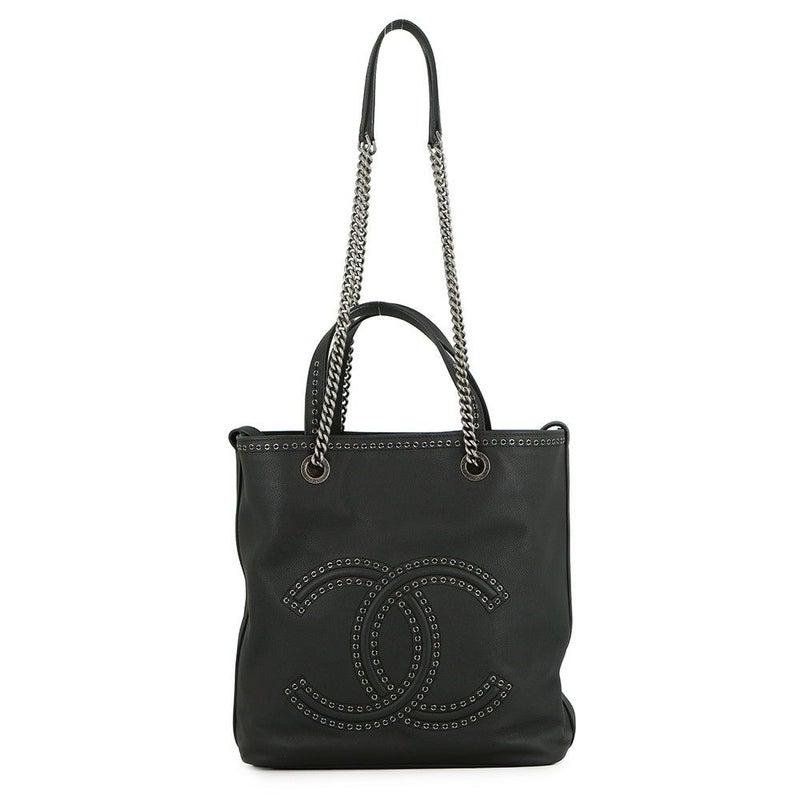 シャネル トートバッグ ココマーク カヴァ AS0448 CHANEL 黒 2way