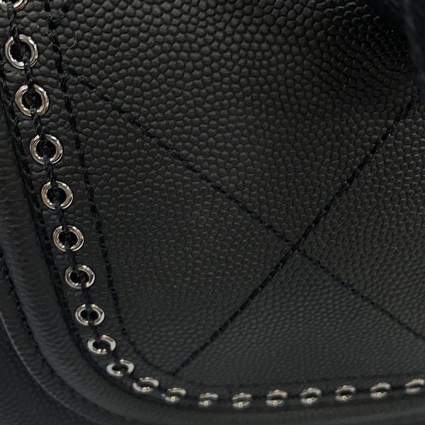 シャネル トートバッグ ココマーク カヴァ AS0448 CHANEL 黒 2way