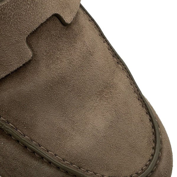 エルメス モカシン ジョブ スエード メンズサイズ42 HERMES 靴 スリッポン