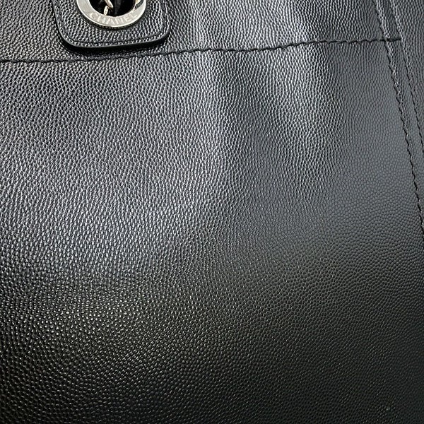 シャネル トートバッグ ドーヴィル ショッピングバッグ ココマーク スタッズ A57069 CHANEL 2way 黒