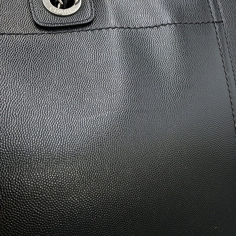 シャネル トートバッグ ドーヴィル ショッピングバッグ ココマーク スタッズ A57069 CHANEL 2way 黒