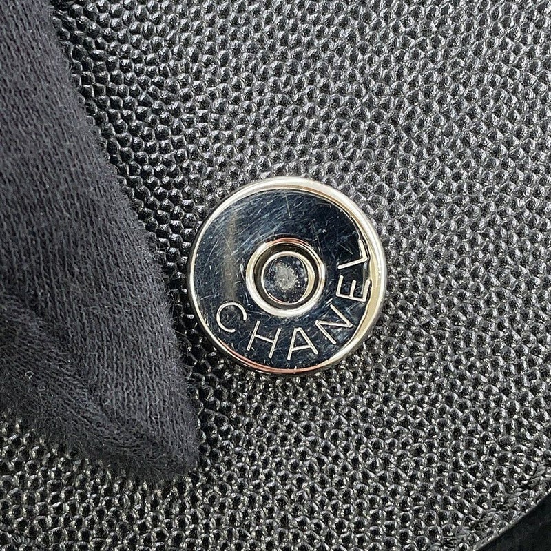 シャネル トートバッグ ドーヴィル ショッピングバッグ ココマーク スタッズ A57069 CHANEL 2way 黒