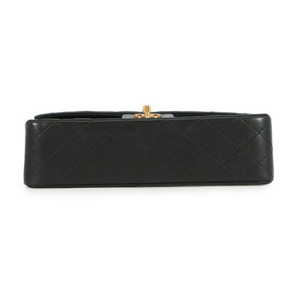 シャネル チェーンショルダーバッグ マトラッセ25 ココマーク ラムスキン A01112 CHANEL バッグ 黒