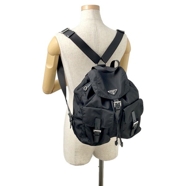 プラダ リュック ミディアム Re-Nylon バックパック ナイロン 1BZ811 PRADA リュックサック バッグ 黒