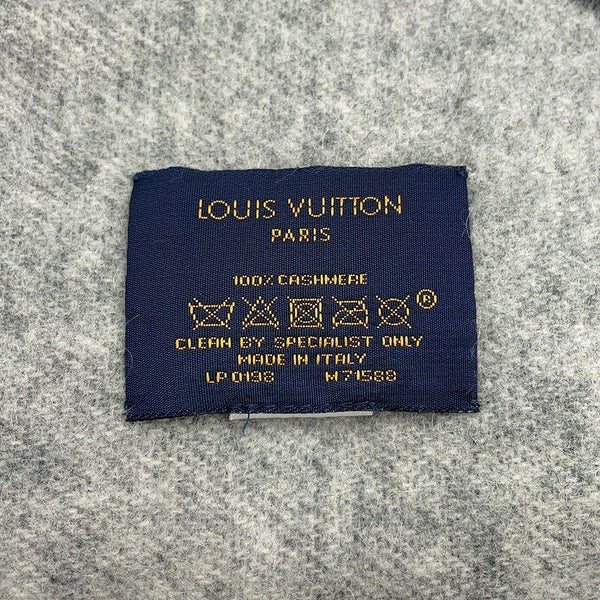 ルイヴィトン マフラー エシャルプ・レイキャビック スタッディー カシミヤ M71588 LOUIS VUITTON ブラック 黒