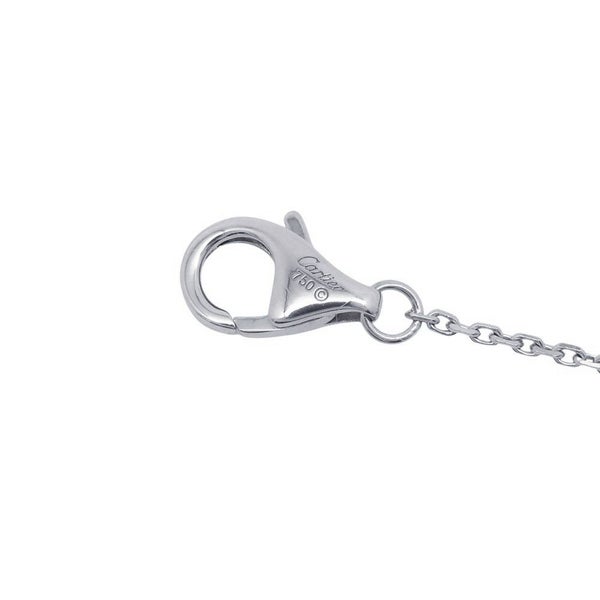 カルティエ ネックレス クロス ダイヤモンド 11P 計0.13ct K18WGホワイトゴールド B7221700 Cartier ペンダント