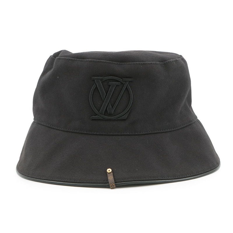 ルイヴィトン ハット モノグラム バケットハット・LV シティー サイズM M7054M LOUIS VUITTON 帽子 黒 ブラック