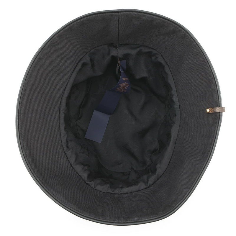 ルイヴィトン ハット モノグラム バケットハット・LV シティー サイズM M7054M LOUIS VUITTON 帽子 黒 ブラック