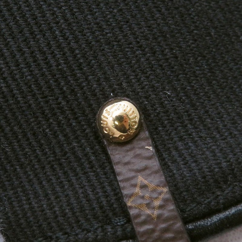 ルイヴィトン ハット モノグラム バケットハット・LV シティー サイズM M7054M LOUIS VUITTON 帽子 黒 ブラック