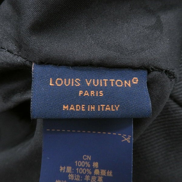 ルイヴィトン ハット モノグラム バケットハット・LV シティー サイズM M7054M LOUIS VUITTON 帽子 黒 ブラック