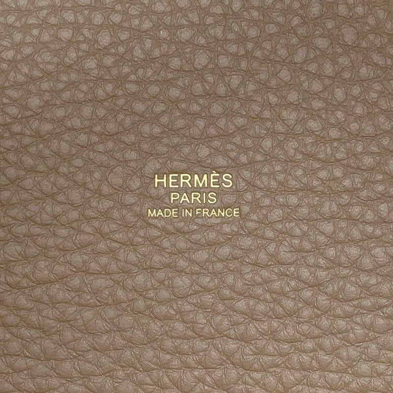 エルメス ハンドバッグ ピコタンロックPM エトゥープ/ゴールド金具 トリヨクレマンス W刻印