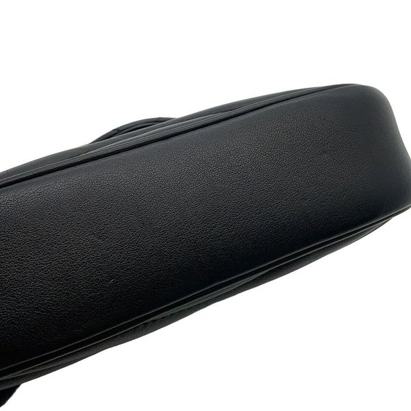 ルイヴィトン ショルダーバッグ カーフレザー ミュルティ・ポシェット M56461 LOUIS VUITTON 2way ポーチ付き ブラック 黒