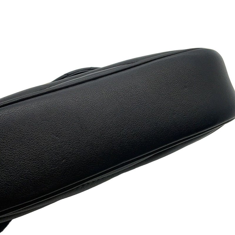 ルイヴィトン ショルダーバッグ カーフレザー ミュルティ・ポシェット M56461 LOUIS VUITTON 2way ポーチ付き ブラック 黒