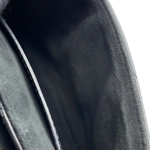 ルイヴィトン ショルダーバッグ カーフレザー ミュルティ・ポシェット M56461 LOUIS VUITTON 2way ポーチ付き ブラック 黒