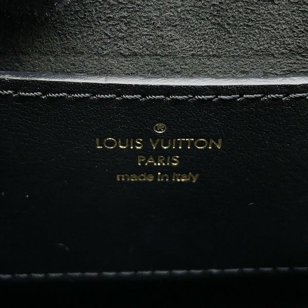 ルイヴィトン ショルダーバッグ カーフレザー ミュルティ・ポシェット M56461 LOUIS VUITTON 2way ポーチ付き ブラック 黒