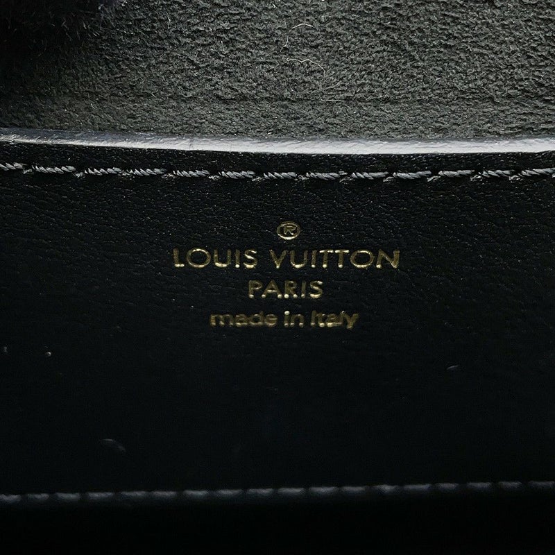 ルイヴィトン ショルダーバッグ カーフレザー ミュルティ・ポシェット M56461 LOUIS VUITTON 2way ポーチ付き ブラック 黒