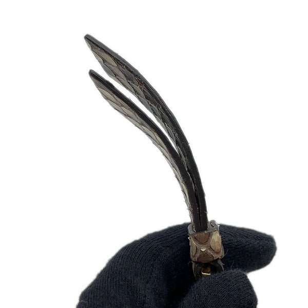 ルイヴィトン クラッチバッグ モノグラム・アンプラント/パイソン デイリーポーチ N96321 LOUIS VUITTON