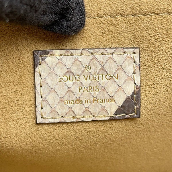 ルイヴィトン クラッチバッグ モノグラム・アンプラント/パイソン デイリーポーチ N96321 LOUIS VUITTON