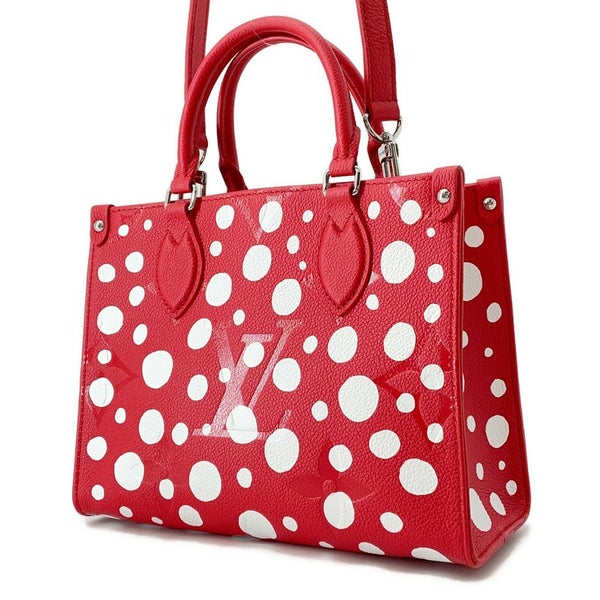 ルイヴィトン ハンドバッグ モノグラム・アンプラント/インフィニティ ドット LV×YK オンザゴーPM M46412 2way 草間彌生 セール品